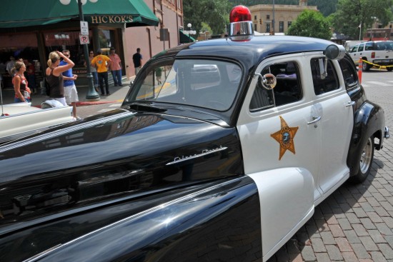 Sheriff’s car, 1941 Pontiac